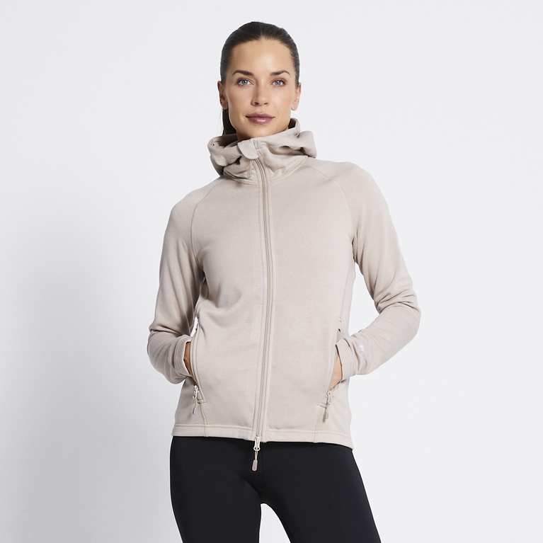 Functional hoodie "Vegby" Beige